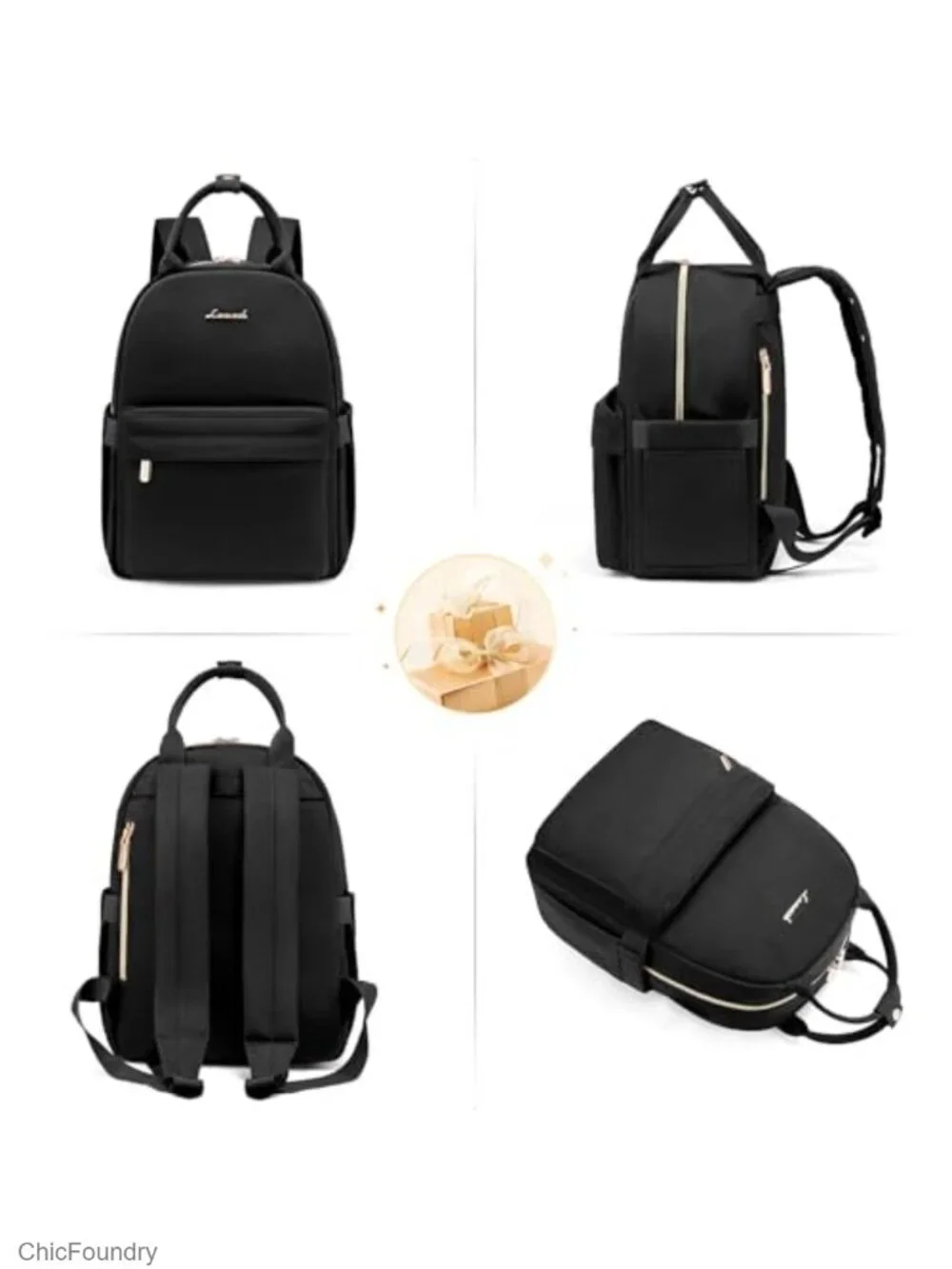 Mini Backpack Purse for Women Nylon Lightweight Daypack Travel Work